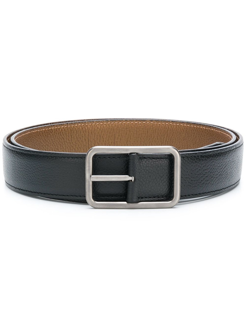 pebbled leather belt 1