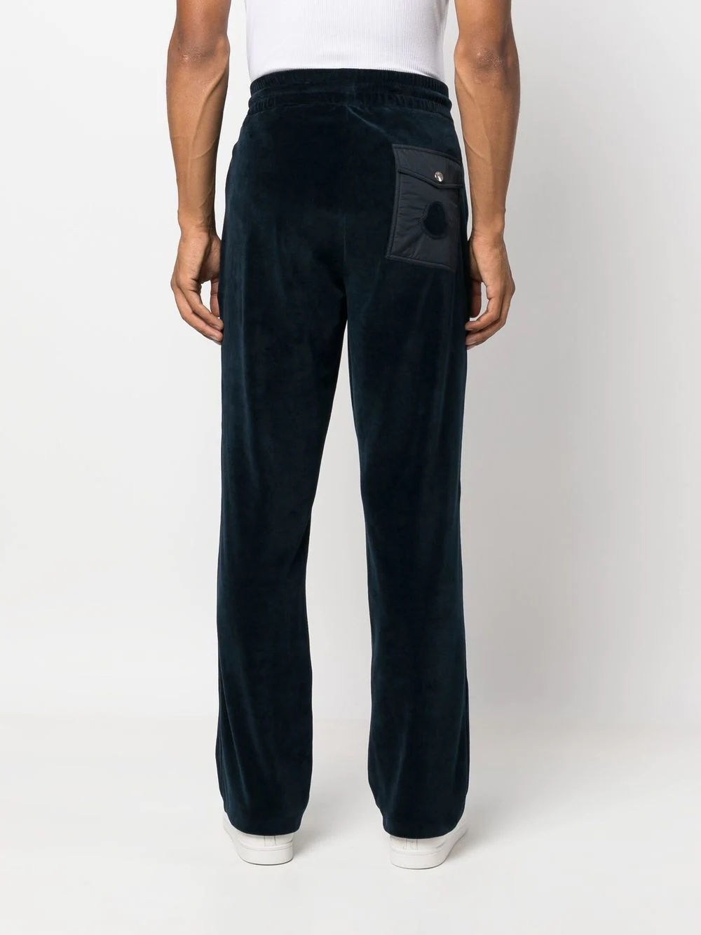 velvet track pants - 4