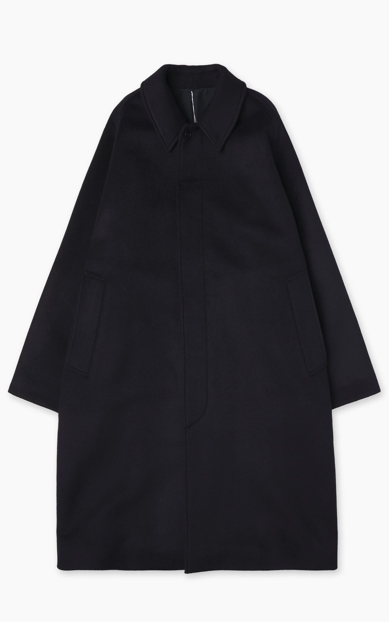 KAPTAIN SUNSHINE WALKER COAT CASHMERE WOOL NAVY - 1