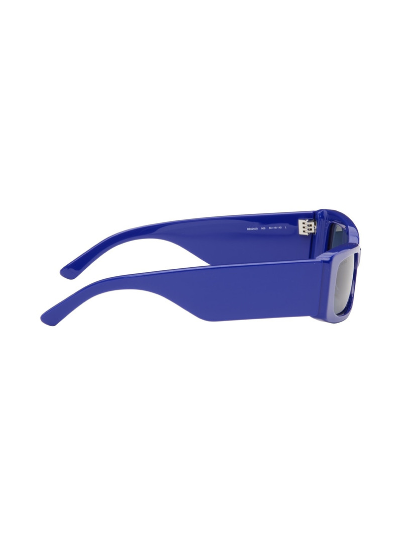 BALENCIAGA Blue Rectangular Sunglasses outlook
