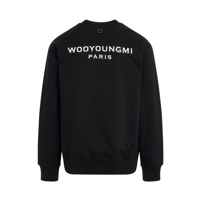 Wooyoungmi WYM Logo Sweatshirt in Black outlook