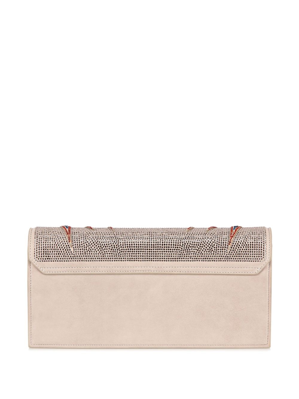 rhinestone-embellished clutch bag - 2
