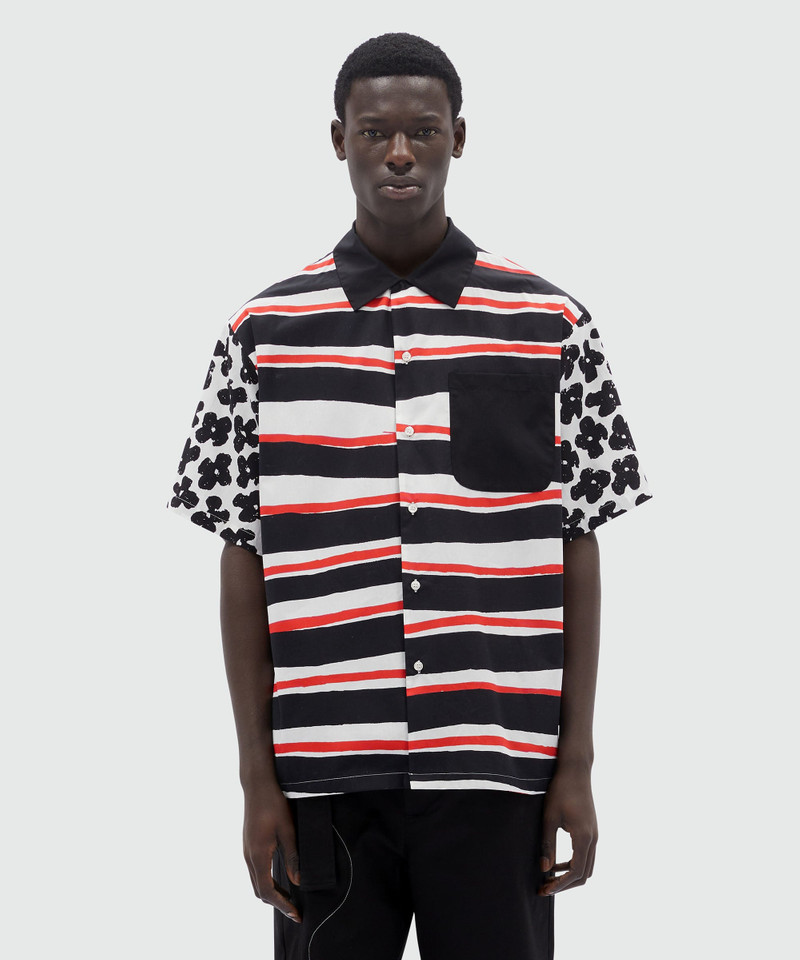 MSGM Mixed pattern poplin shirt outlook