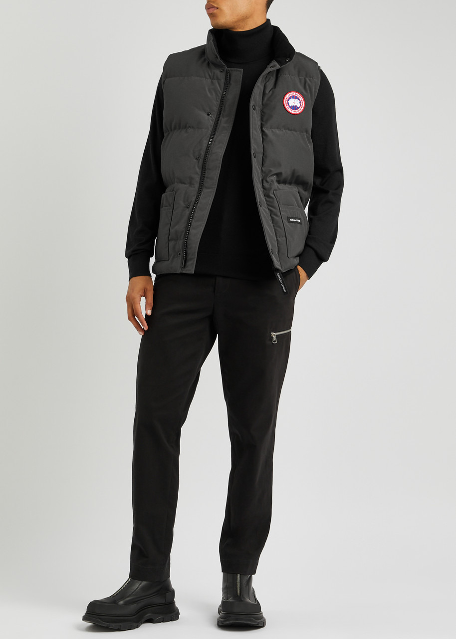 Canada Goose Women's Xxl Dark Grey Freestyle Quilted Artic-Tech Gilet - 4