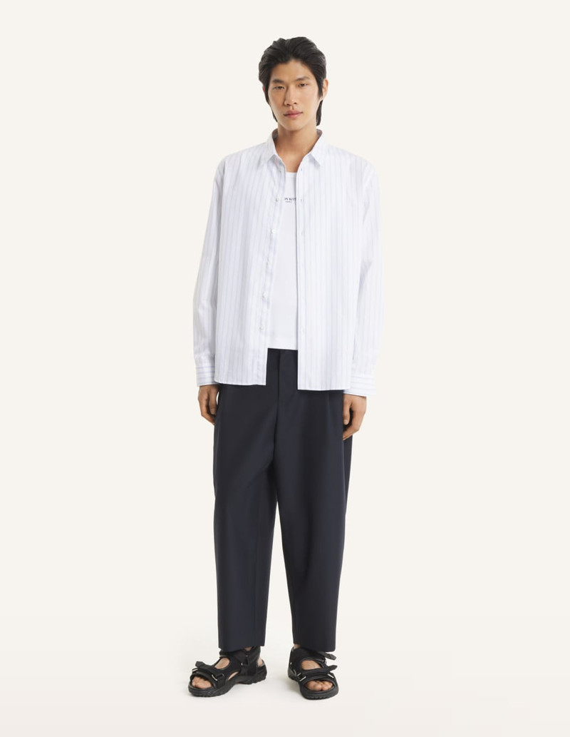 Maison Kitsuné CROPPED PLEATED PANTS outlook