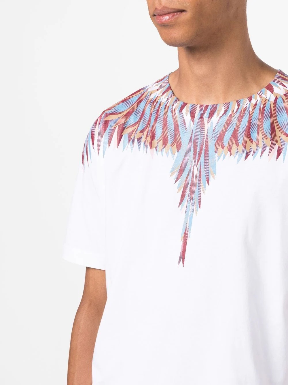 Wings print short-sleeve T-shirt - 4