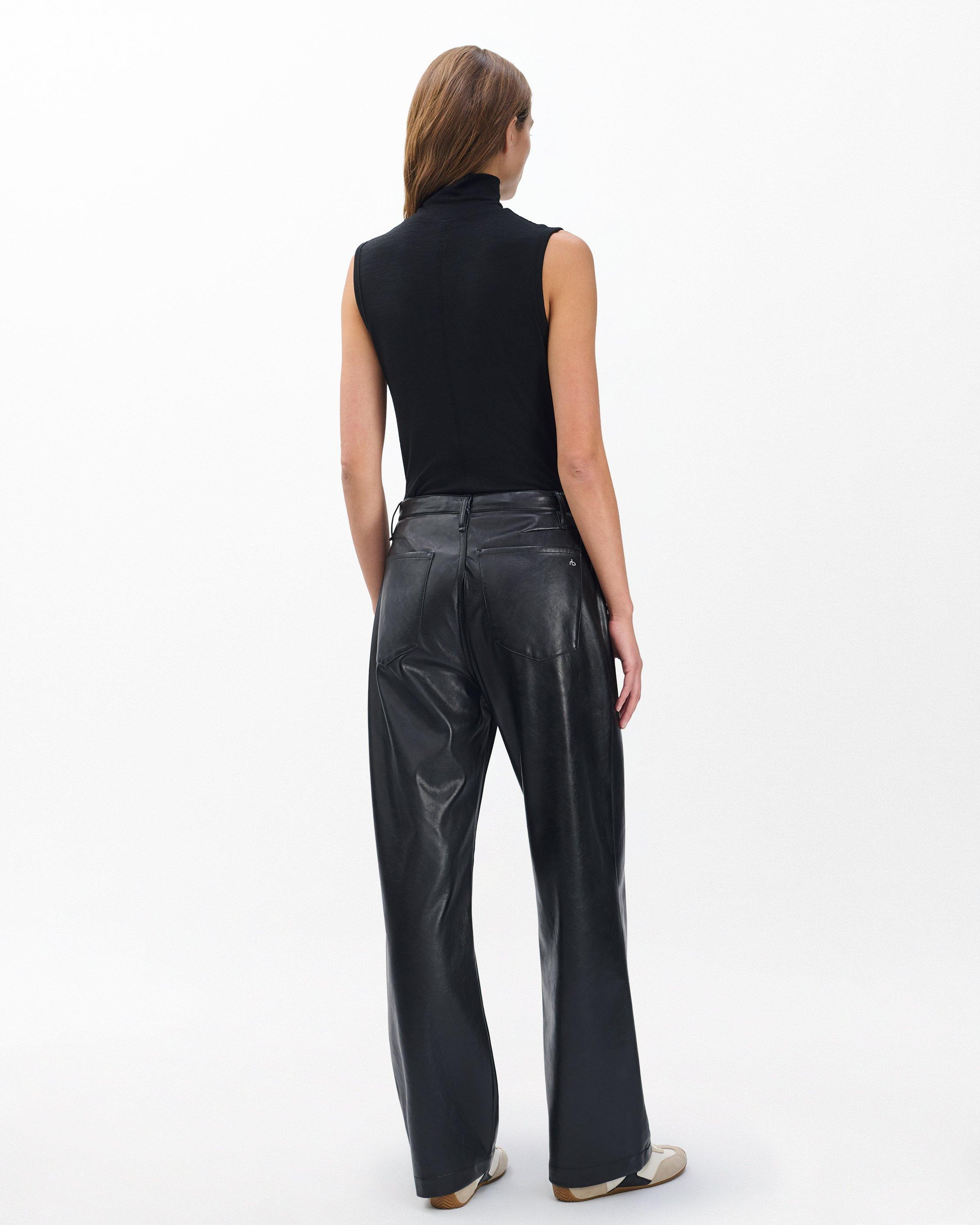 Phoebe Faux Leather Pants - 7