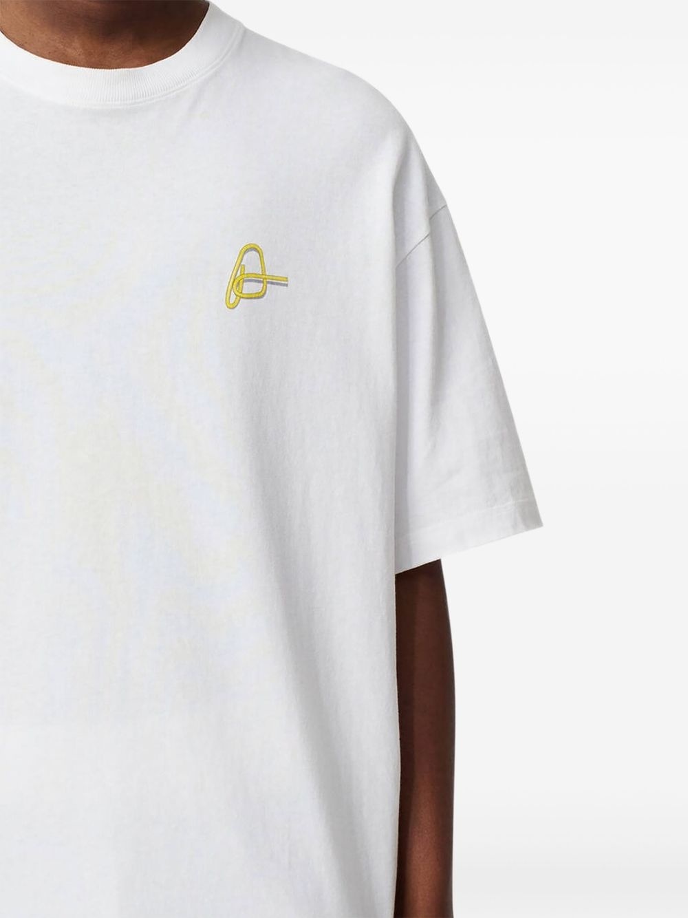 Paper Clip logo-embroidered T-shirt - 5