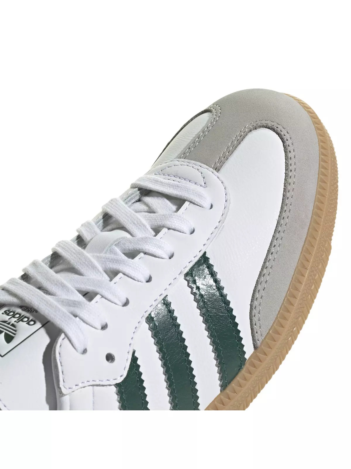 Originals Samba OG "Ftwr White/Collegiate Green/Grey Two" Women's Shoe - 7