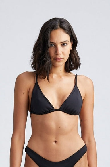 BLACK TRIANGLE BIKINI TOP - 3
