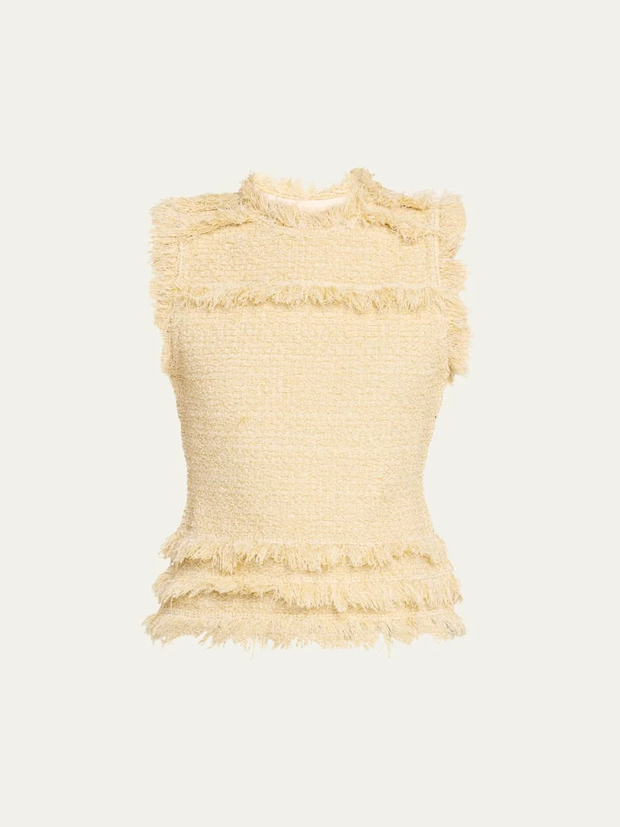 Kassi Knit Tweed Top - 1