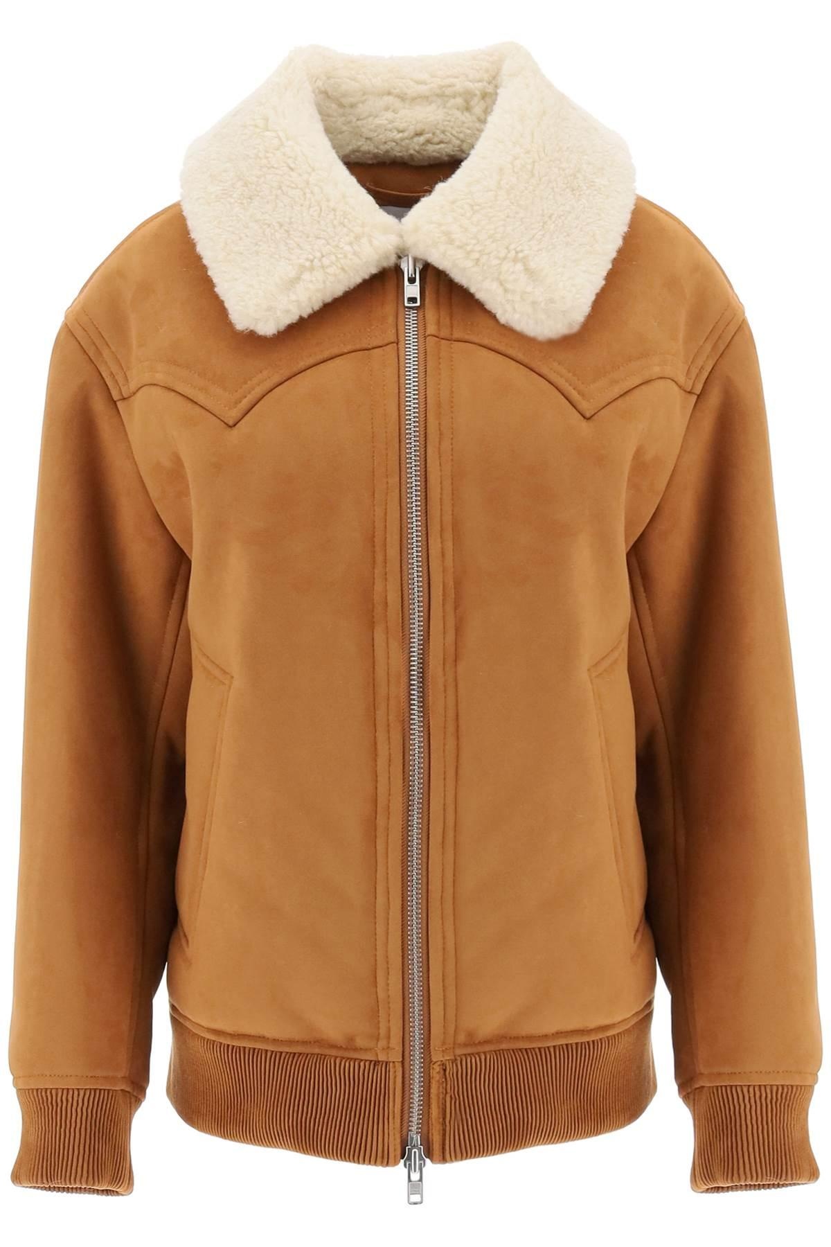 Stand Studio Lillee Eco Shearling Bomber Jacket - 1