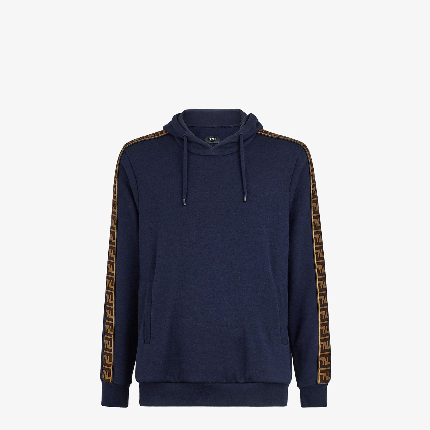 Blue wool and cotton sweatshirt - 1