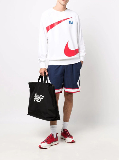 Nike logo print sweatshirt outlook