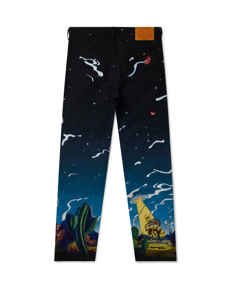 CASABLANCA Cowboy De L'Espace Straight Leg Jeans outlook