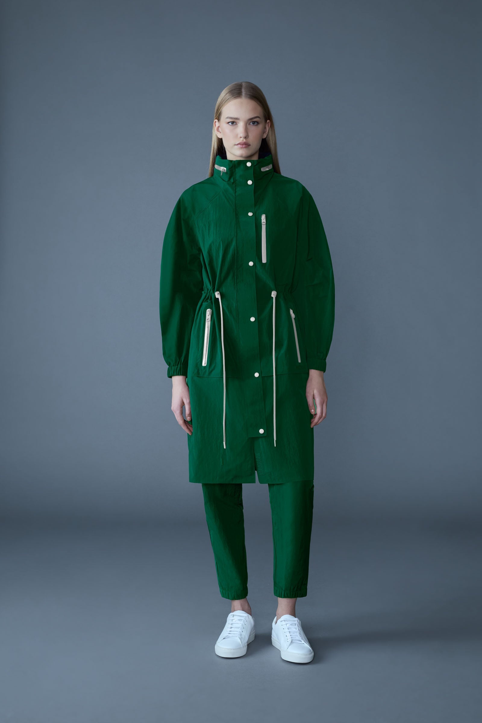MAKAYLA Knee-Length Lightweight Rain Jacket - 3