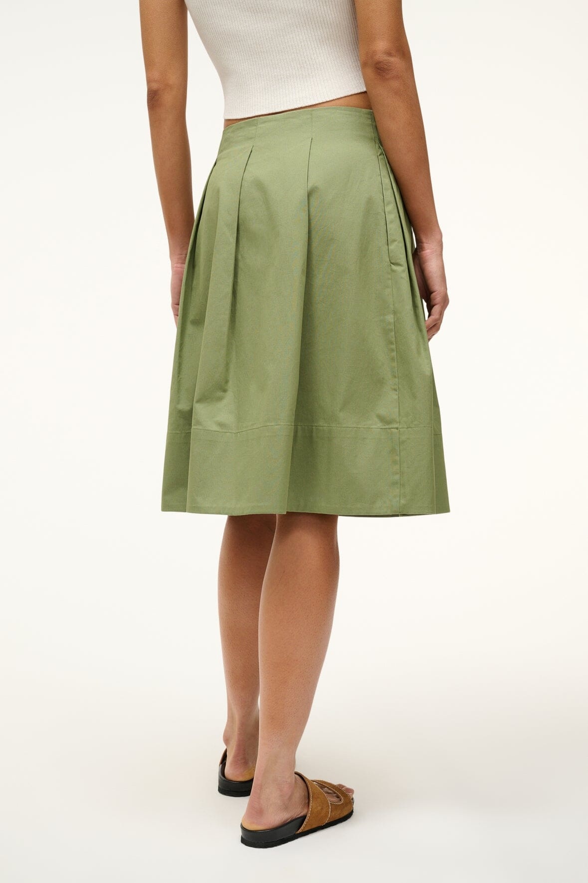 STAUD LONDON SKIRT MOSS - 5