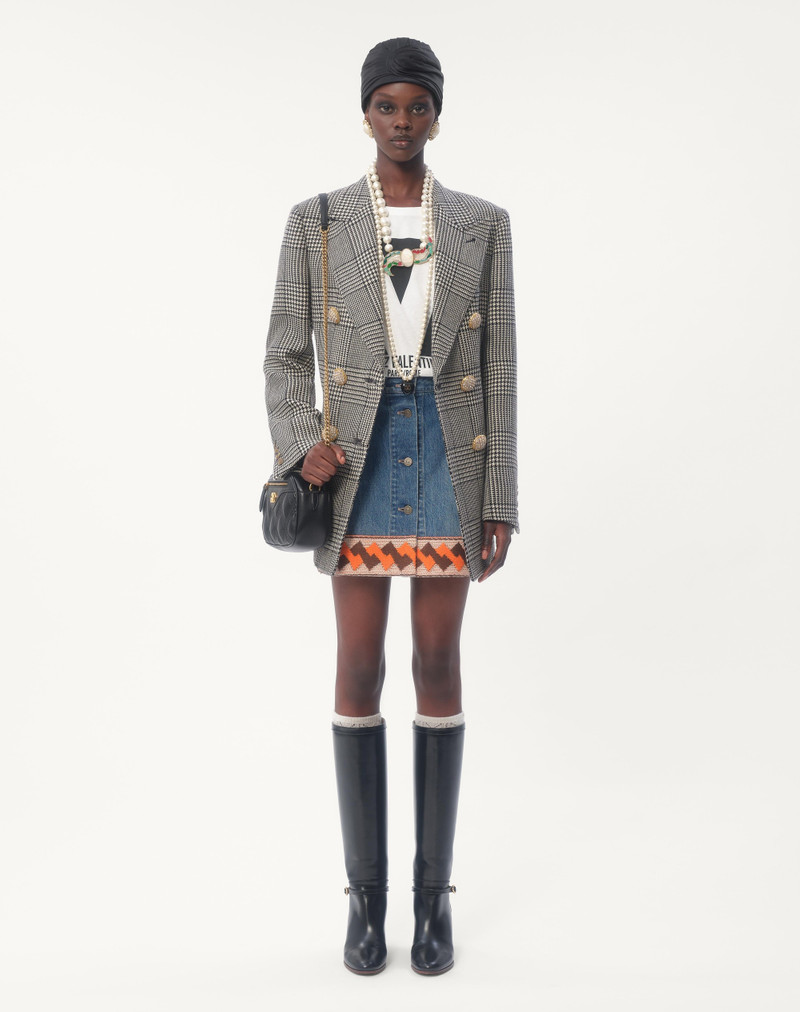Valentino HOUNDSTOOTH WOOL BLAZER outlook