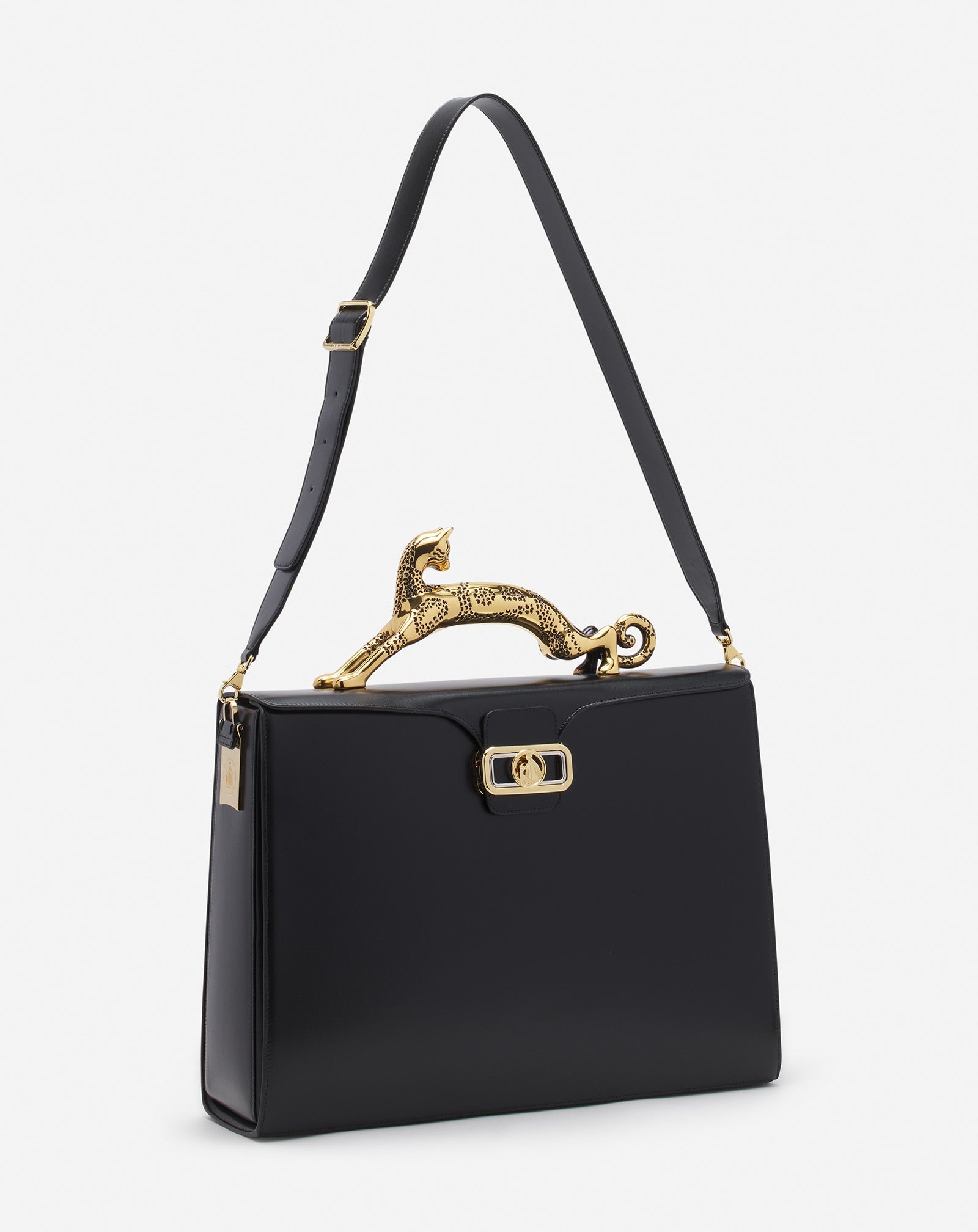 LANVIN X FUTURE PENCIL LEATHER BRIEFCASE - 3