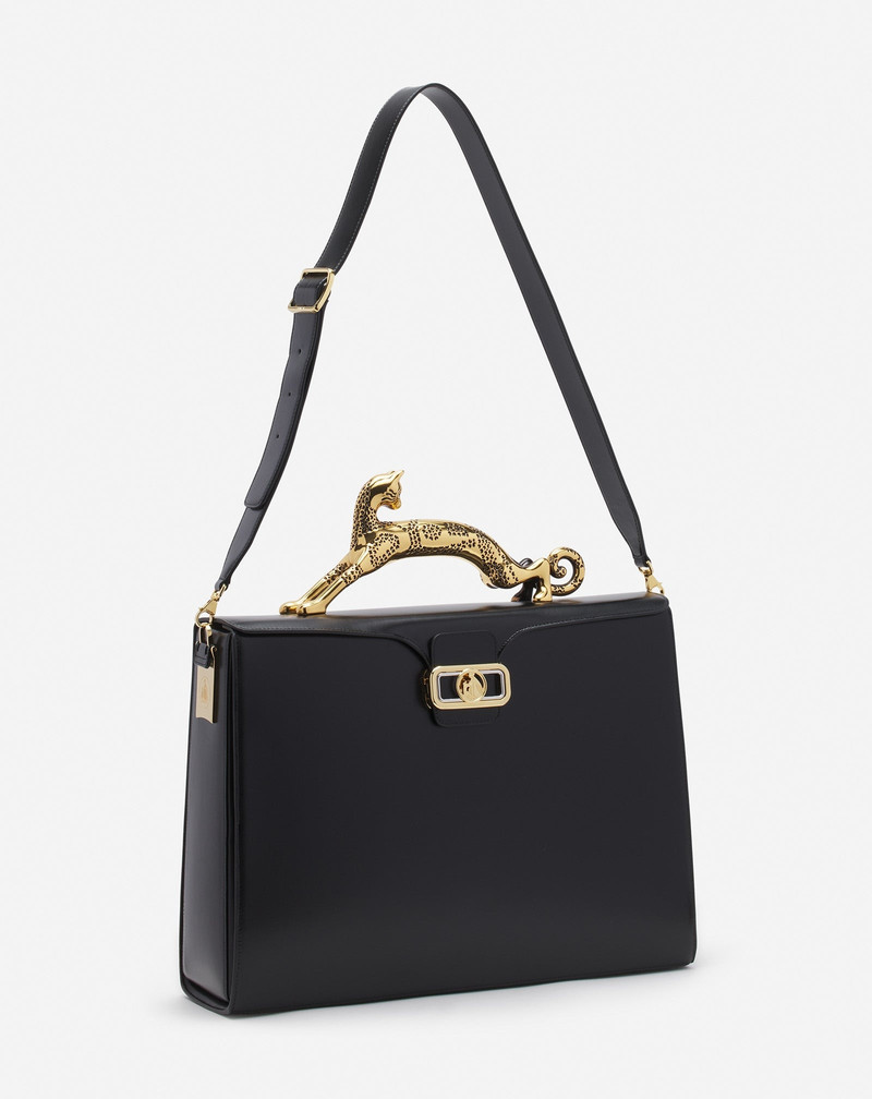 LANVIN X FUTURE PENCIL LEATHER BRIEFCASE 3