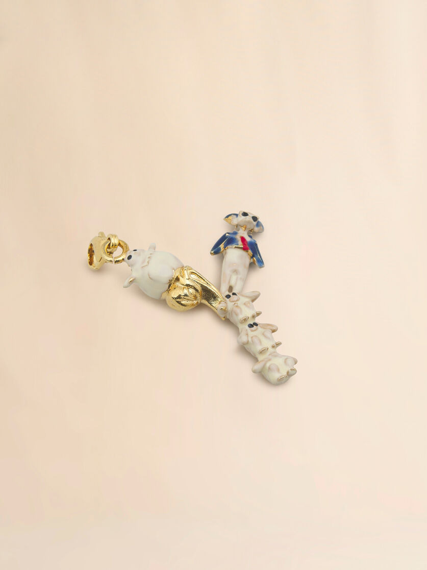 MARNI ALPHABET "Y" CHARM - 3