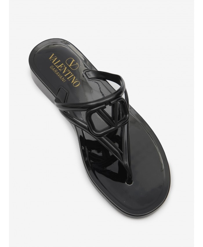 【送関込】VALENTINO☆Vlogo signature flip-flops Valentino Garavani Vlogo Signature Thong Strap Flip Flops