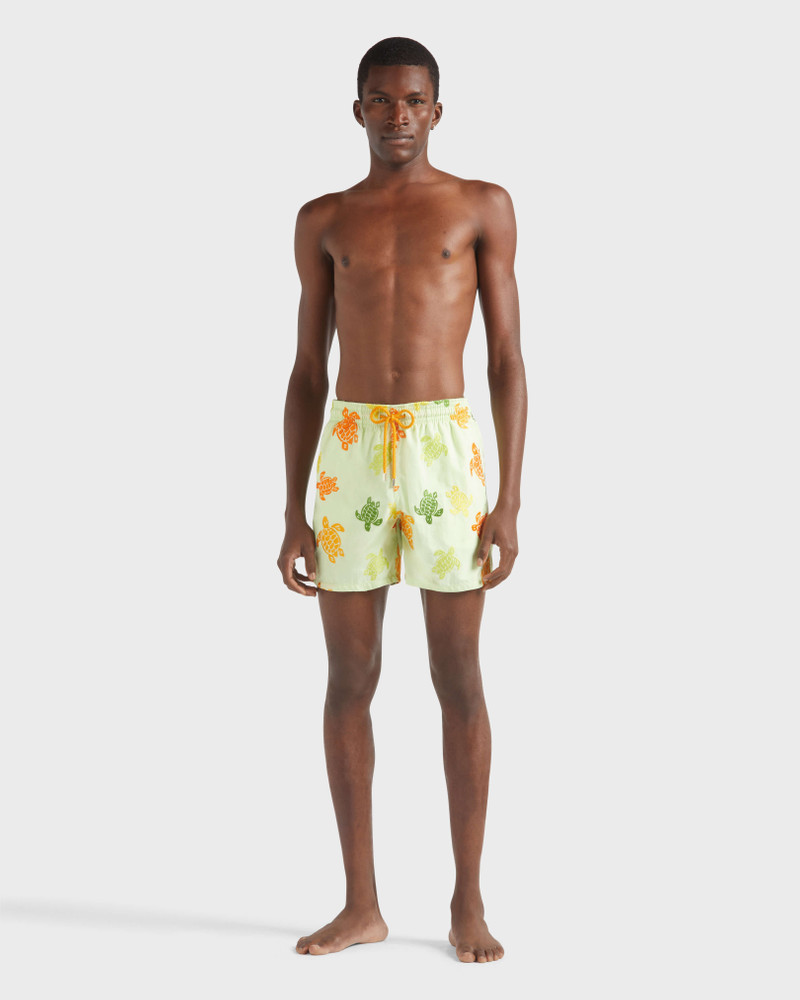 Vilebrequin Men Swim Shorts Embroidered Tortue Multicolore - Limited Edition outlook