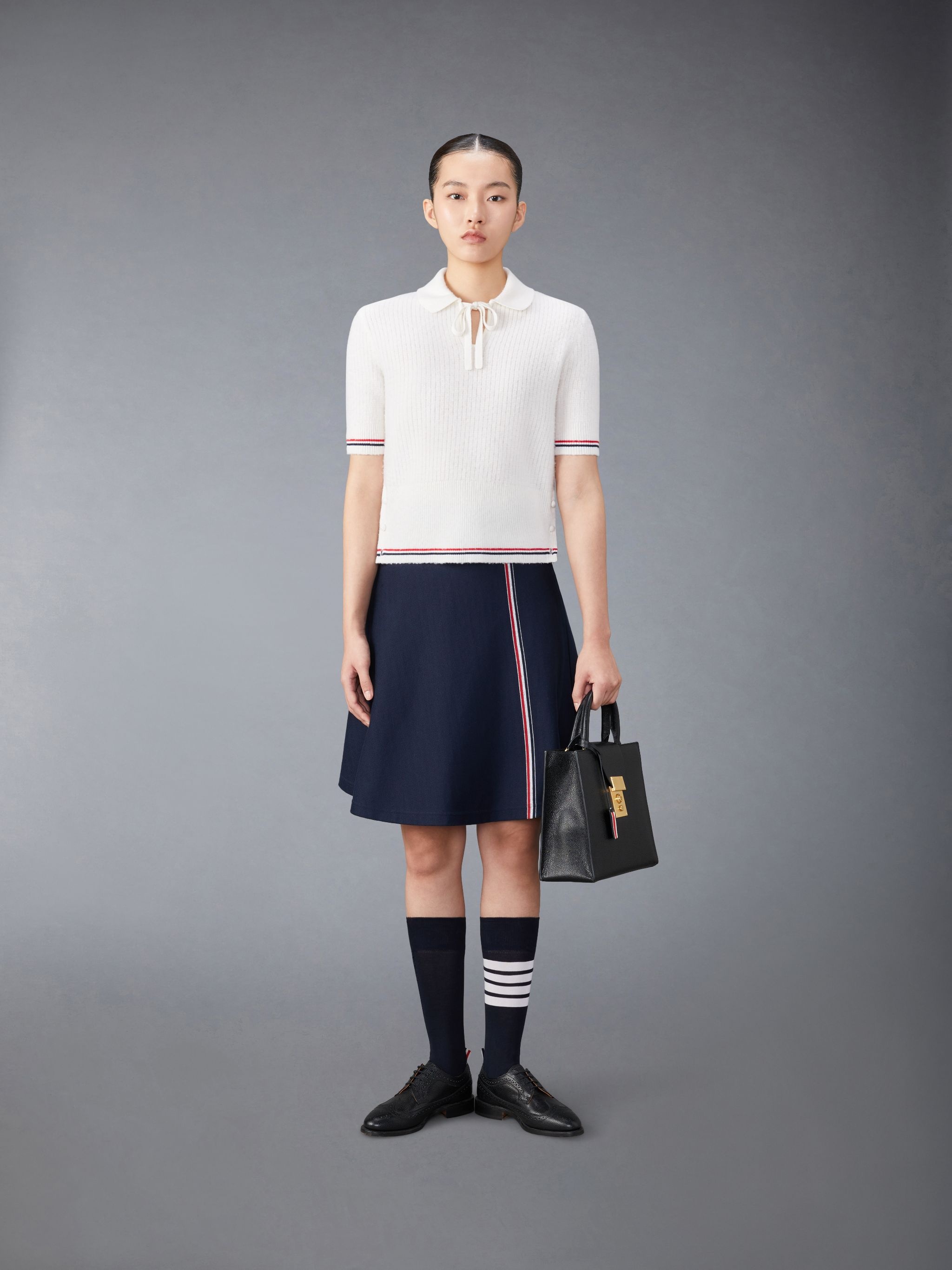 Cotton Midi Flare Skirt - 4