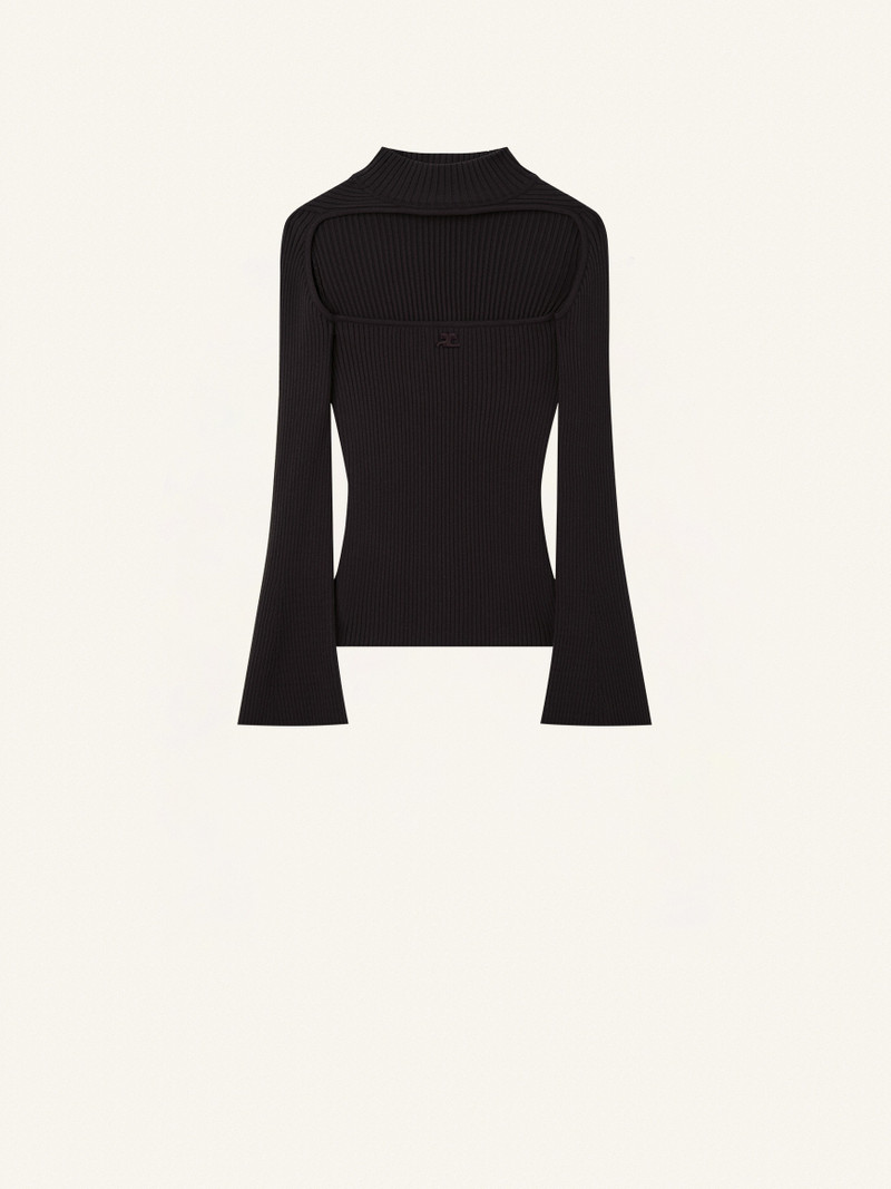 HYPERBOLE LS RIB KNIT SWEATER 1