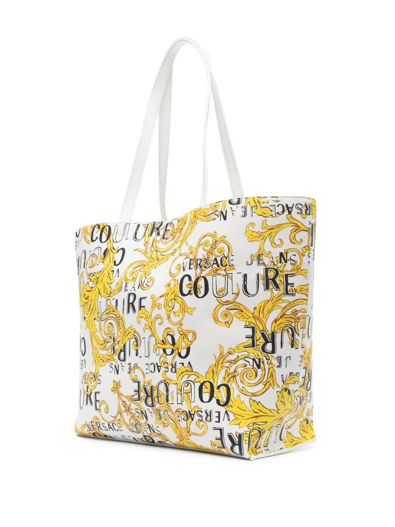 Couture-print tote bag - 4