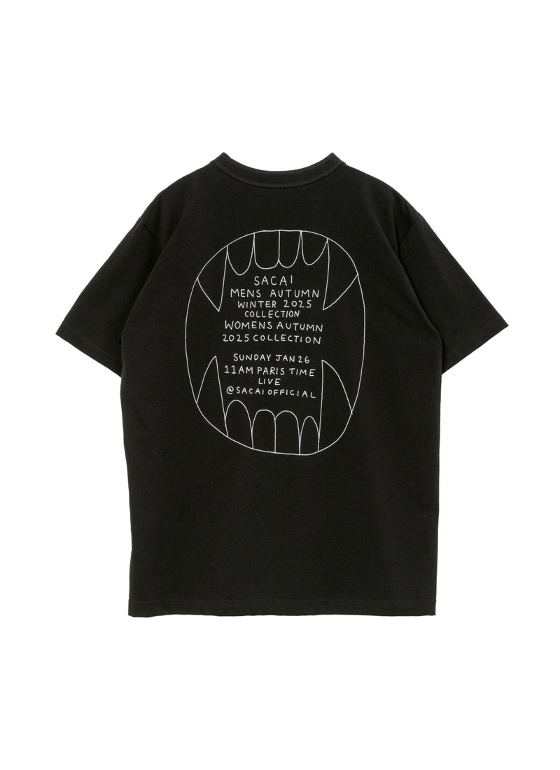 sacai Graphic Print T-Shirt outlook
