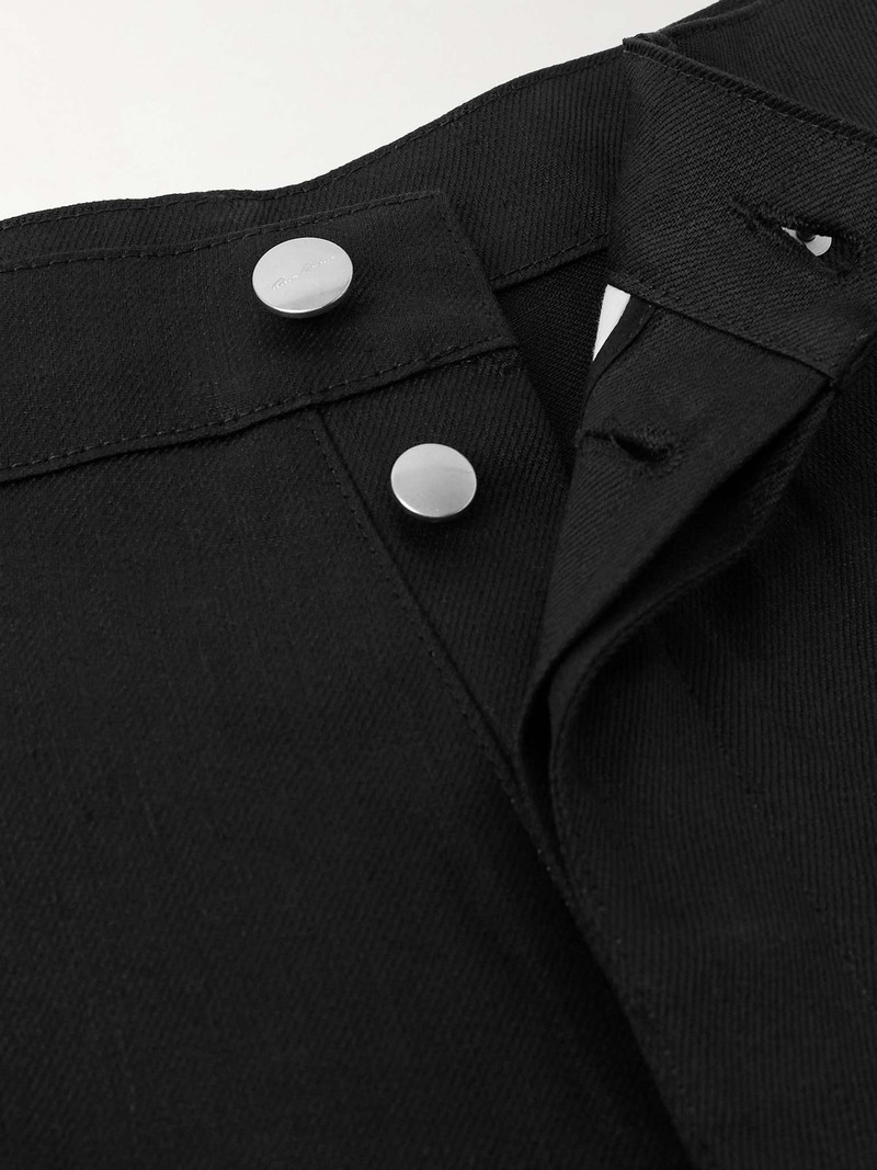 Bolan Flared Linen-Twill Cargo Trousers 6