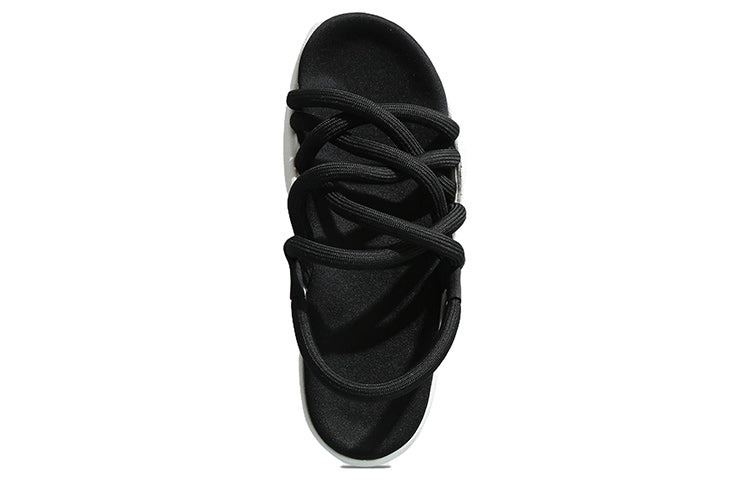 (WMNS) adidas Originals Adilette Noda Shoes 'Black White' FZ6438 - 5
