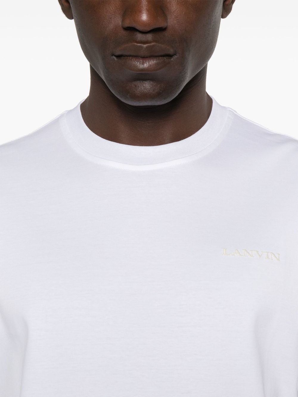 embroidered-logo T-shirt - 4