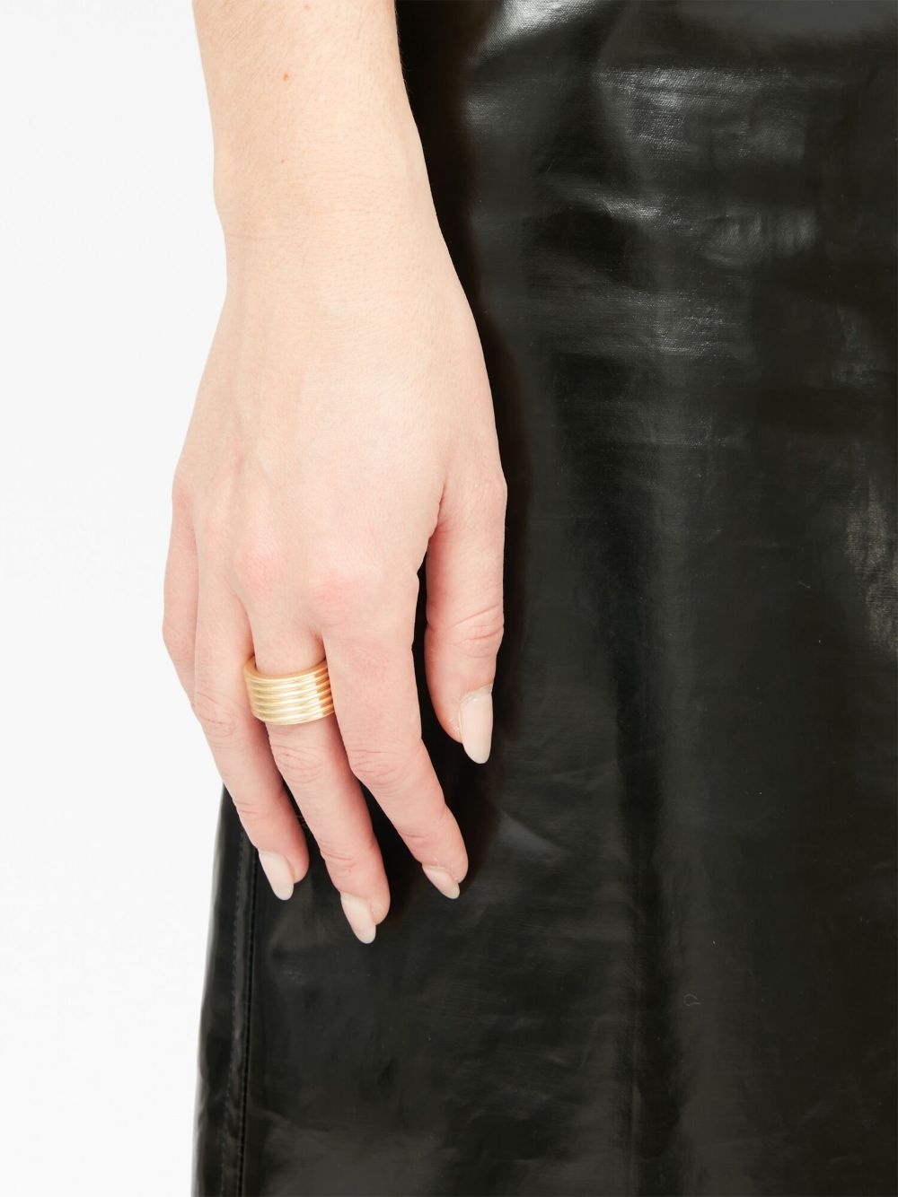 ribbed chunky ring - 3