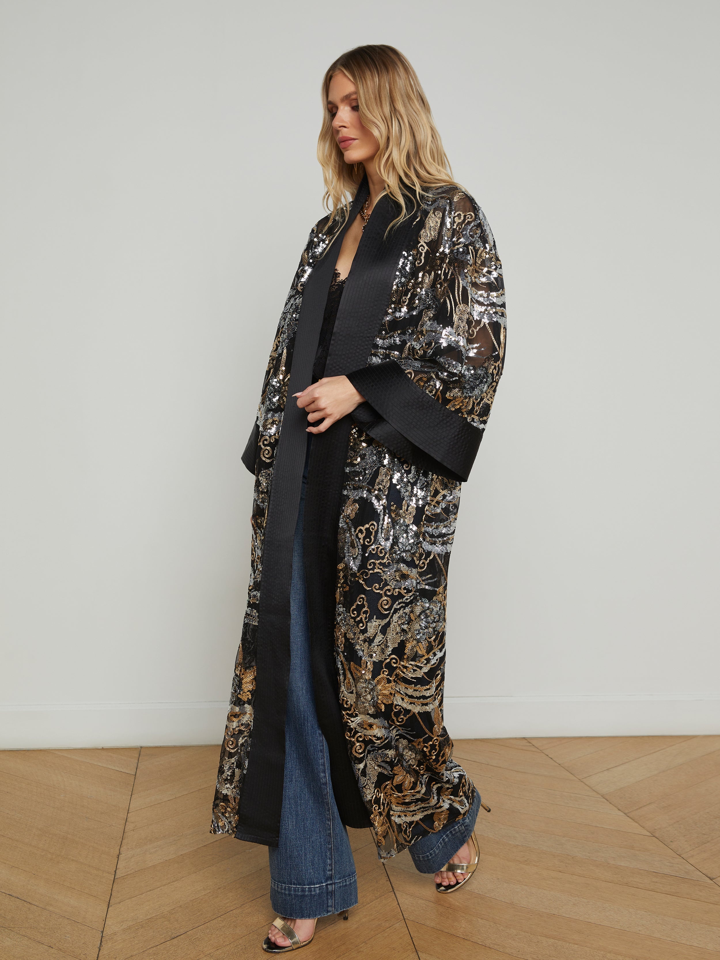 Jin Embellished Kimono - 4