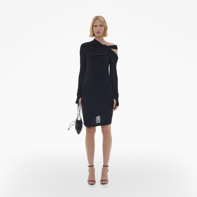 Helmut Lang TWISTED ASYMMETRIC MINI DRESS outlook