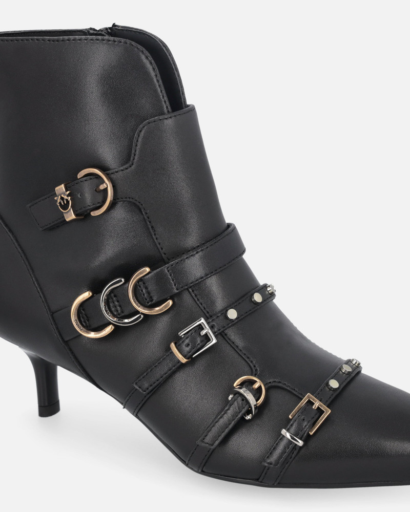 BOOTIES WITH STRAPS AND LOVE BIRDS LOGO 4