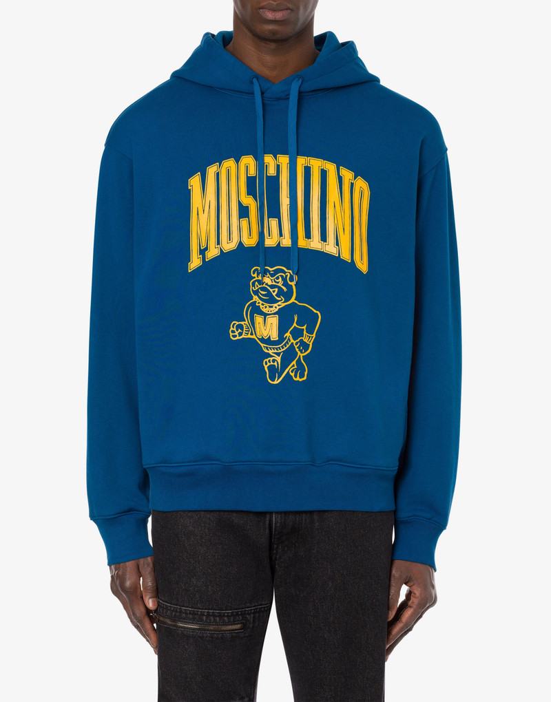 Moschino MOSCHINO VARSITY HOODED SWEATSHIRT outlook