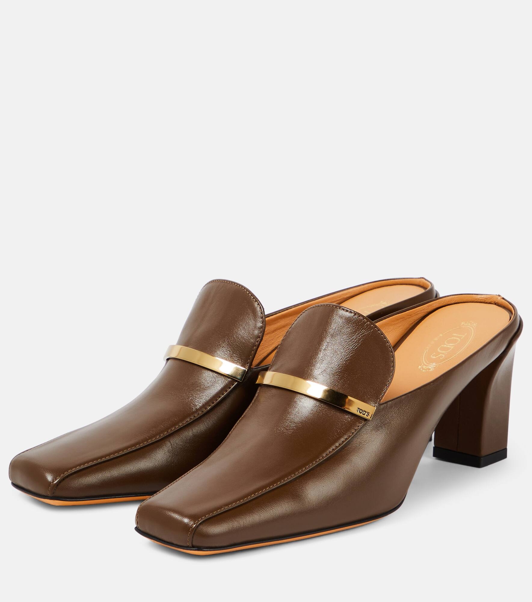 Leather mules - 3
