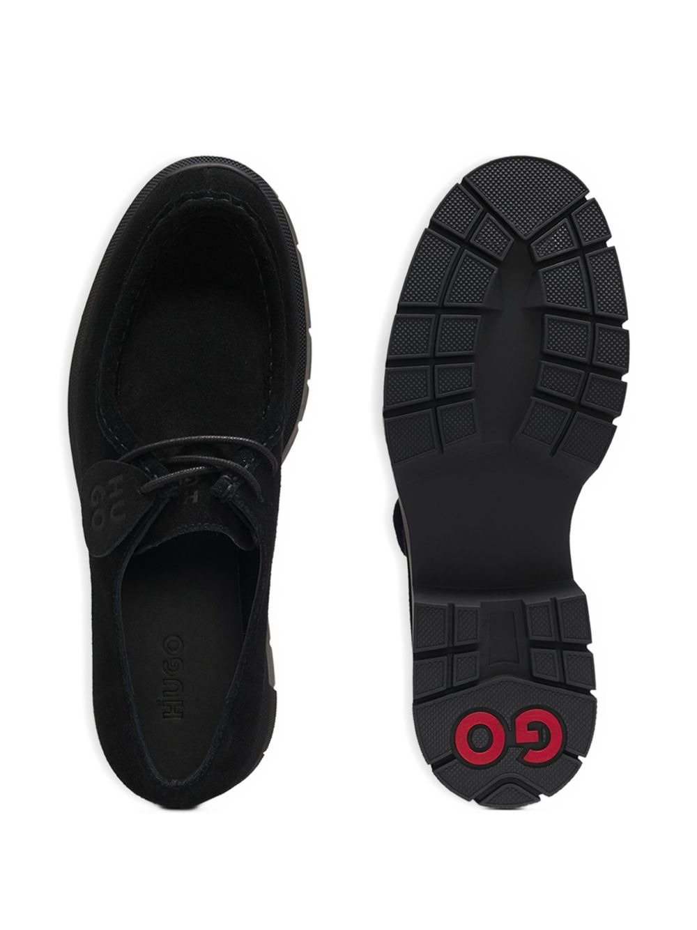 platform derby shoes - 4
