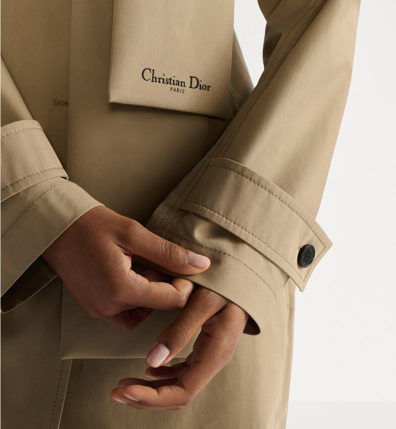 Trench Coat with Scarf Collar 4