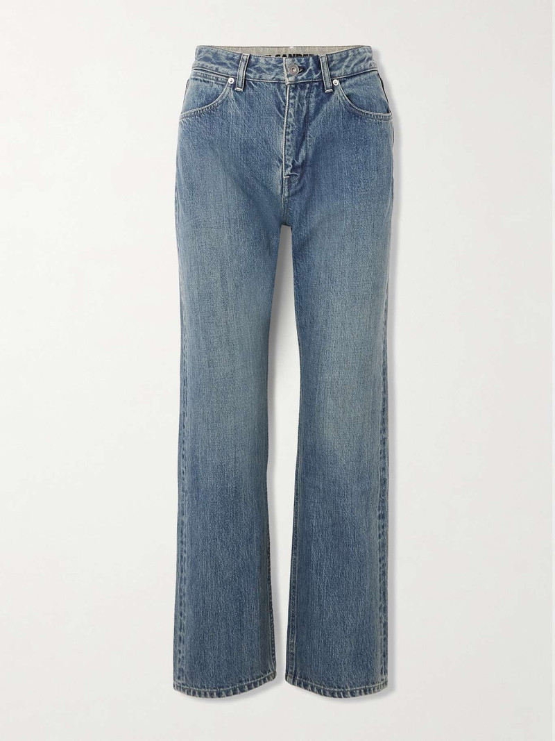 High-rise straight-leg jeans Blue 1
