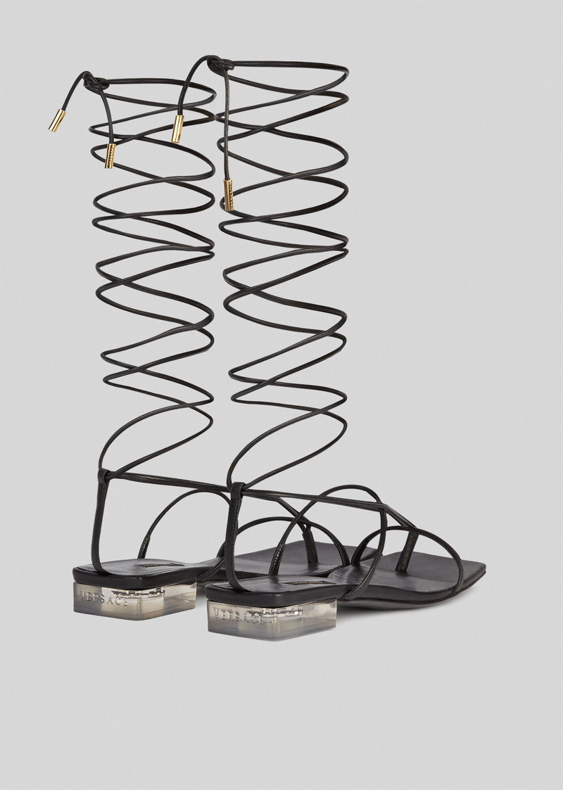 Antheia Lace-Up Flat Sandals 4