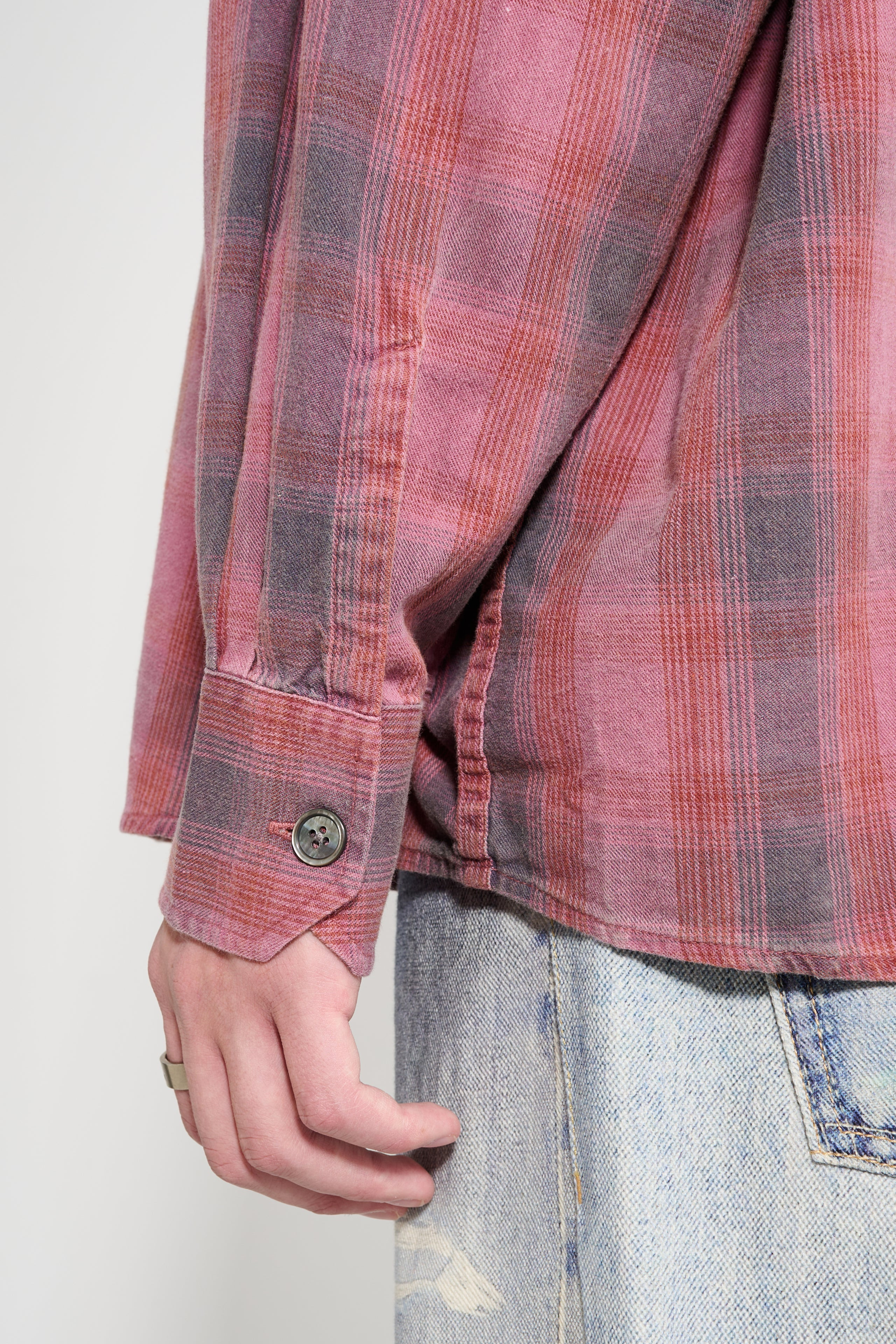 OUR LEGACY BORROWED SHIRT IDAHO FLANNEL CHECK - 6