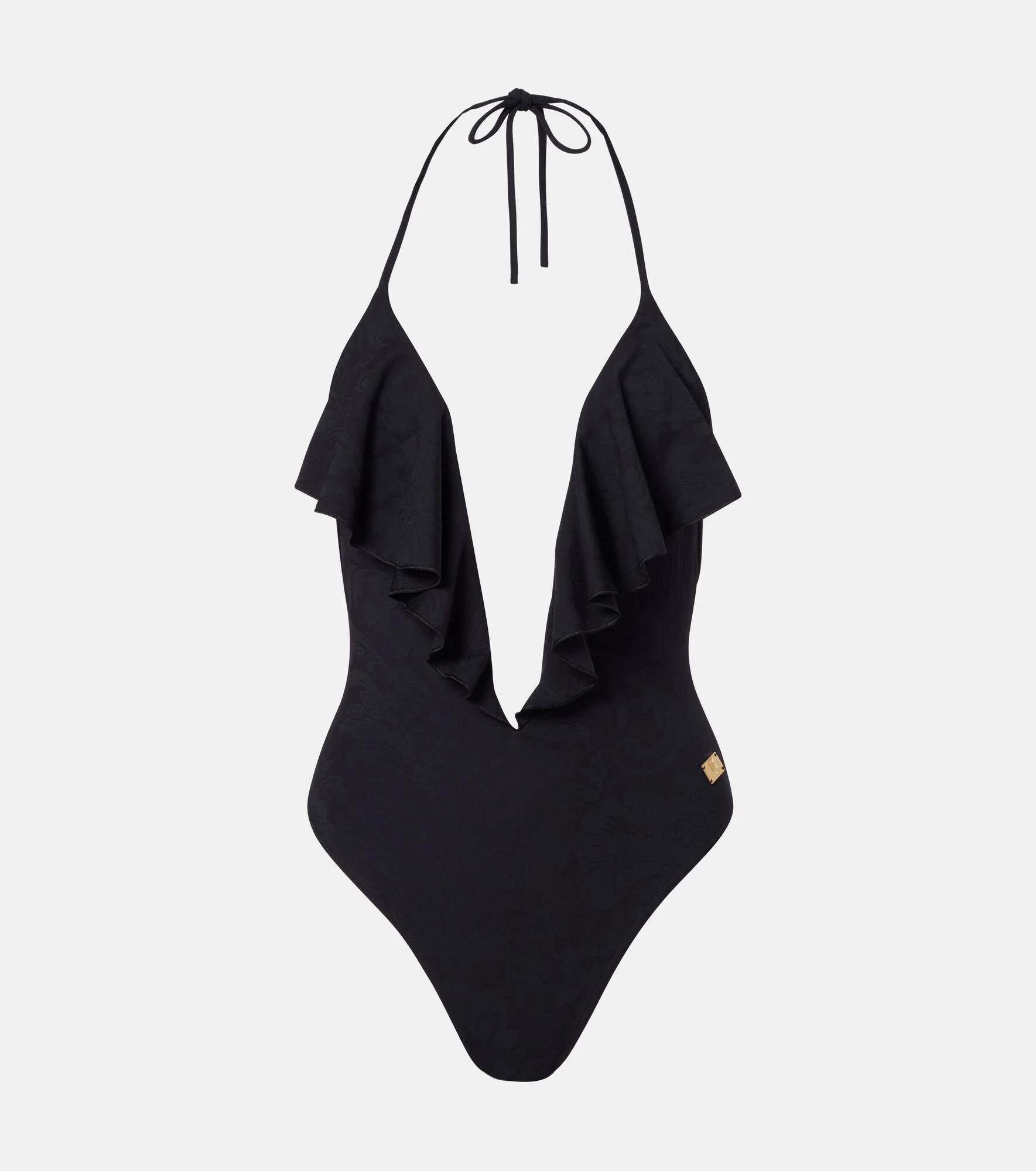 Frilled swimsuit - 1
