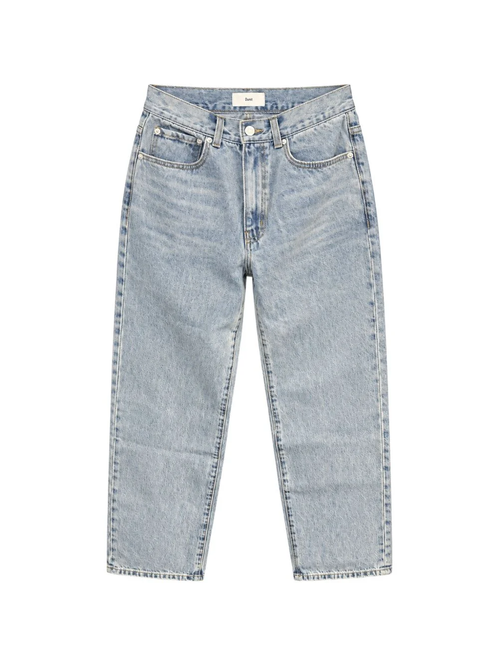 straight-leg cropped jeans - 1