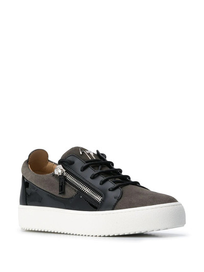 Giuseppe Zanotti Frankie panelled low-top sneakers outlook