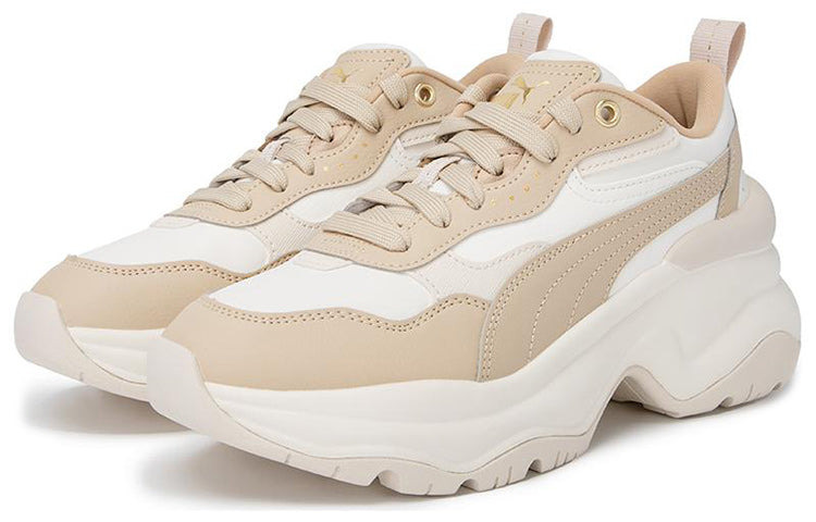 (WMNS) PUMA Cilia Wedge 'Warm White Toasted Almond' 393915-04 - 3