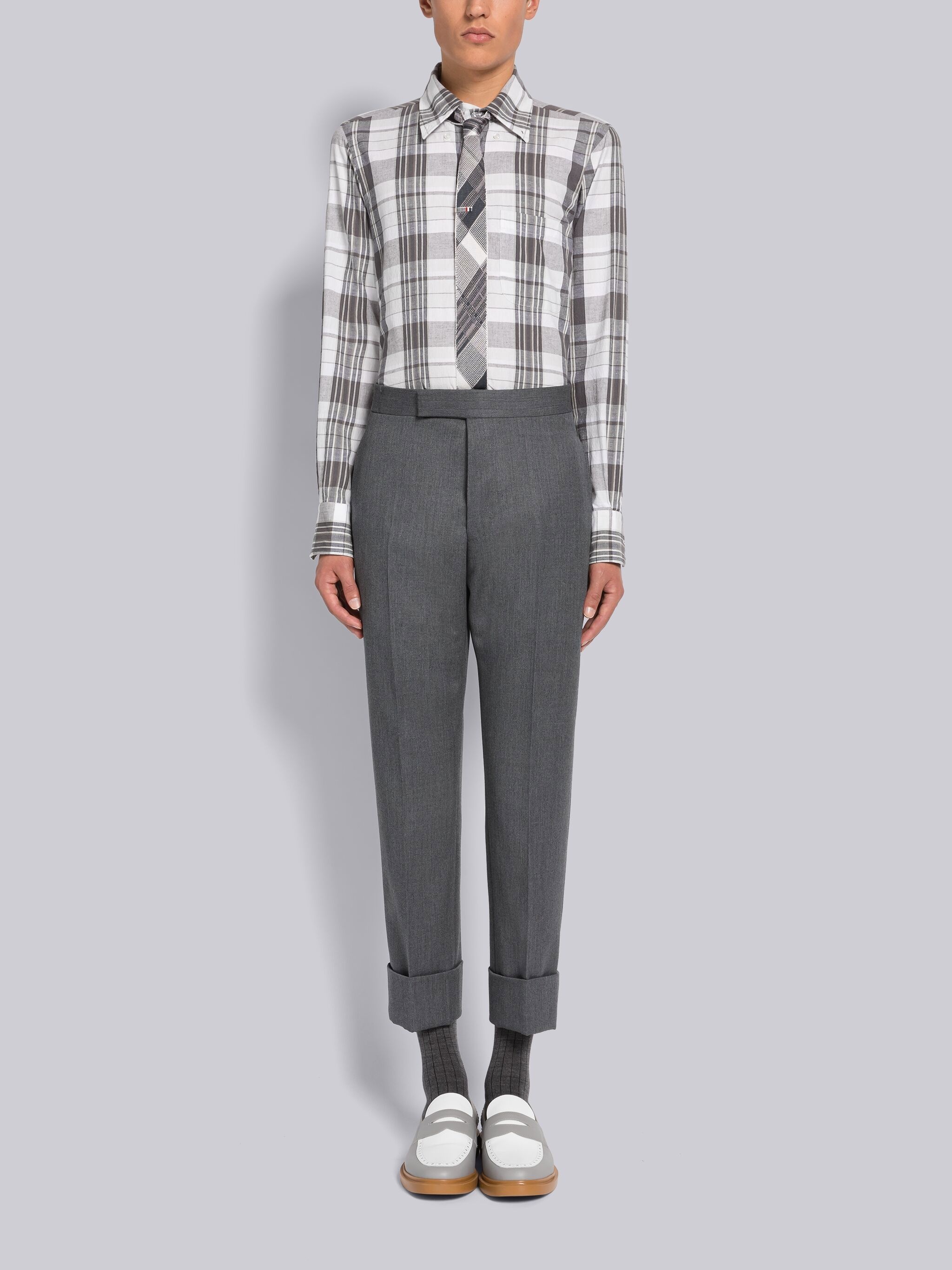 MADRAS COTTON STRAIGHT FIT SHIRT - 5
